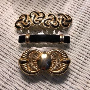 Vintage hair barrettes